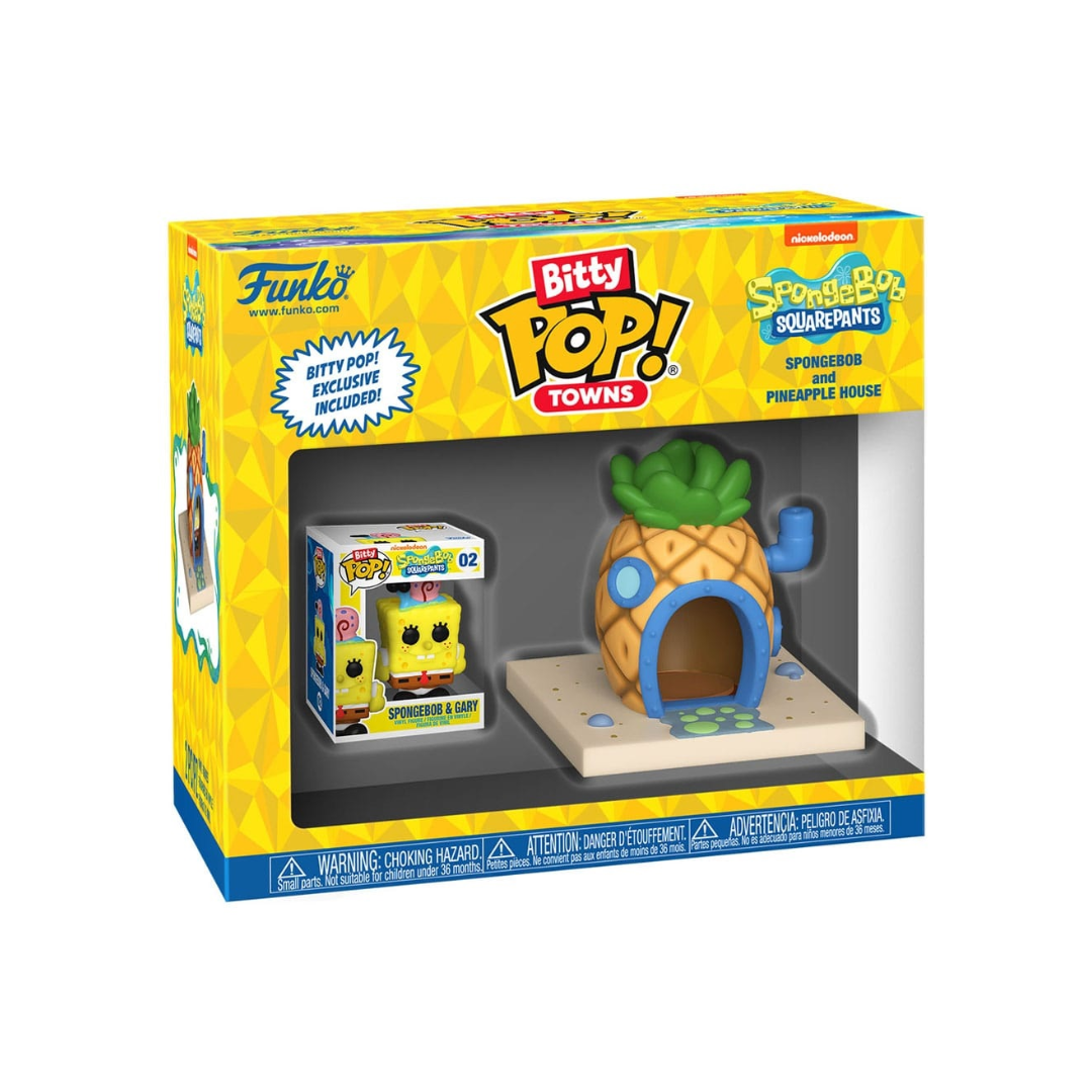 Bitty Bop Town Funko Pop | Spongebob At Home