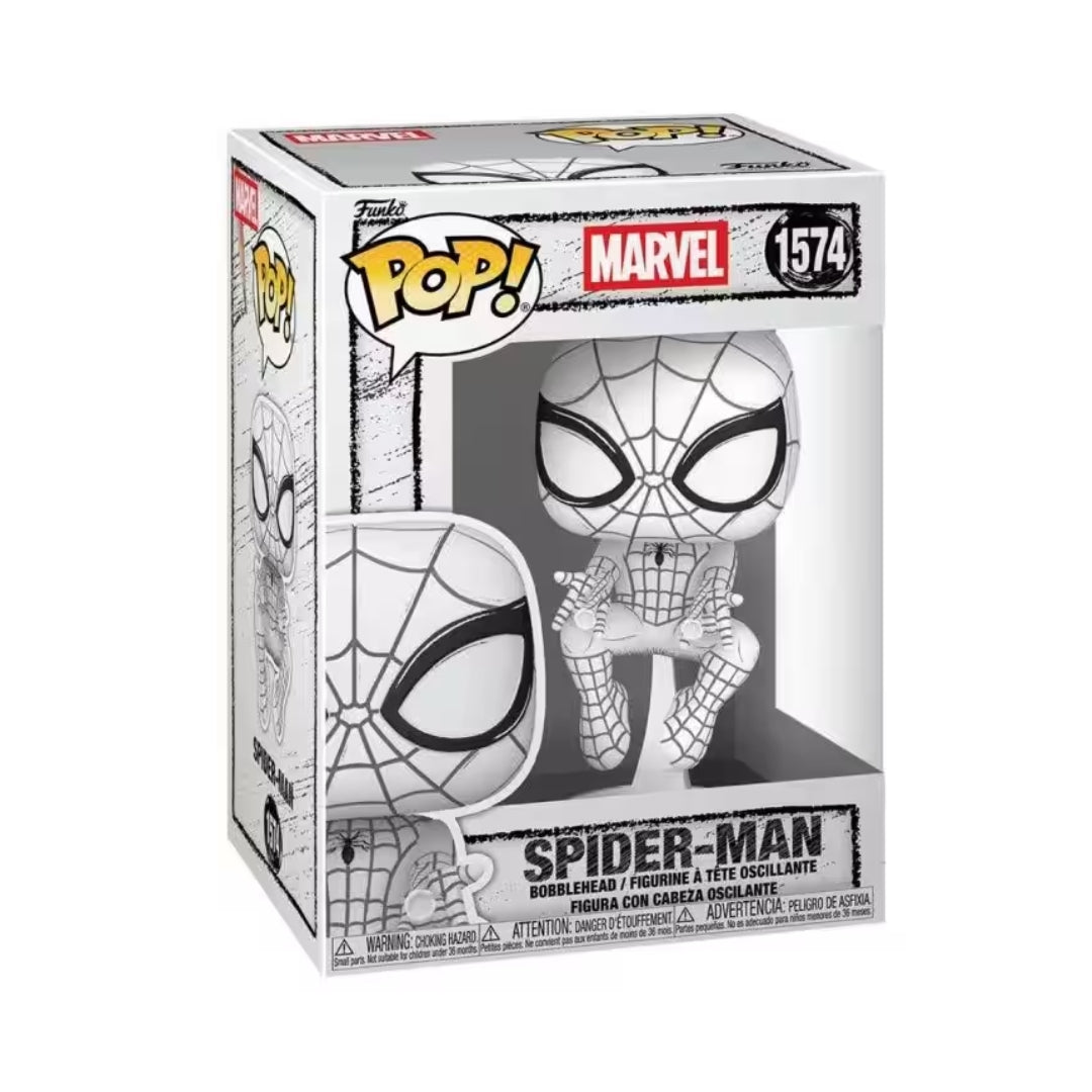 Marvel Funko Pop | Sketched Spider-Man