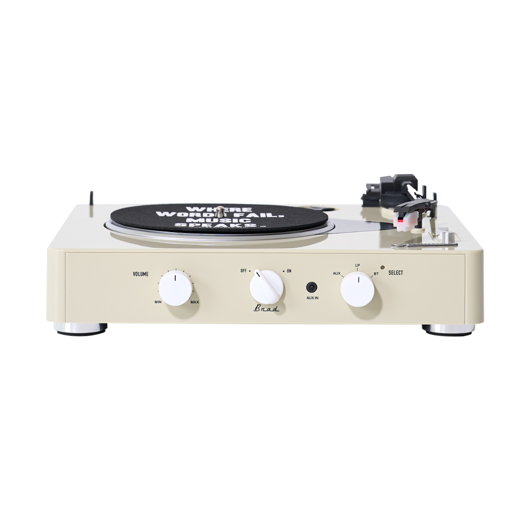 Gadhouse Brad Retro MK II Turntable | Ivory