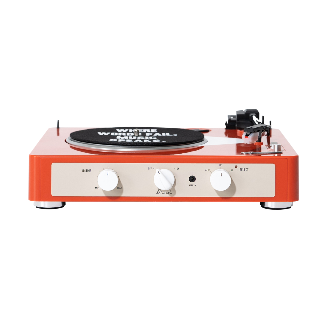 Gadhouse Brad Retro MK II Turntable | Tangerine