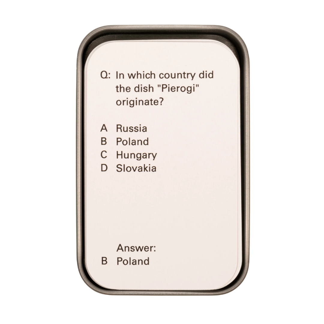 Food Trivia Game