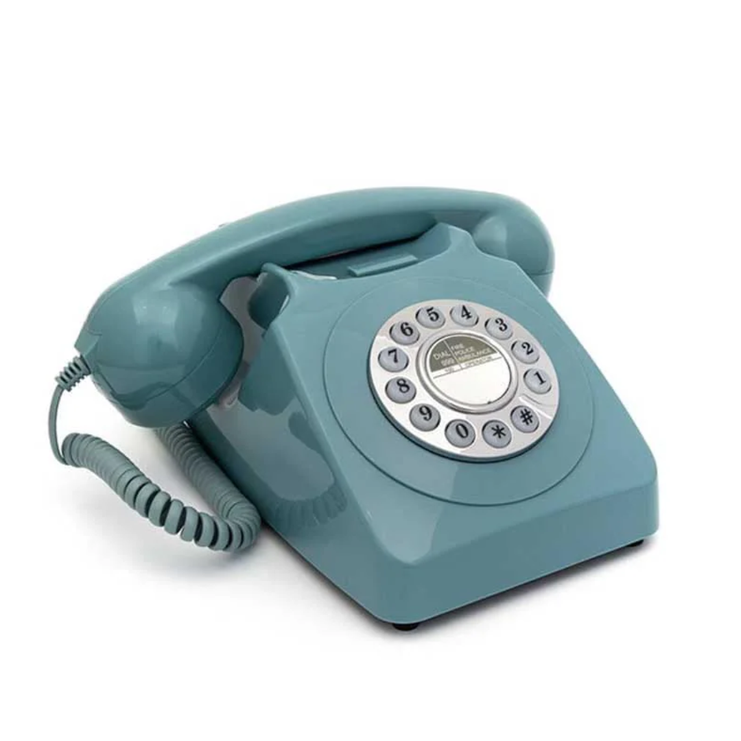 GPO Push Button Telephone | Blue
