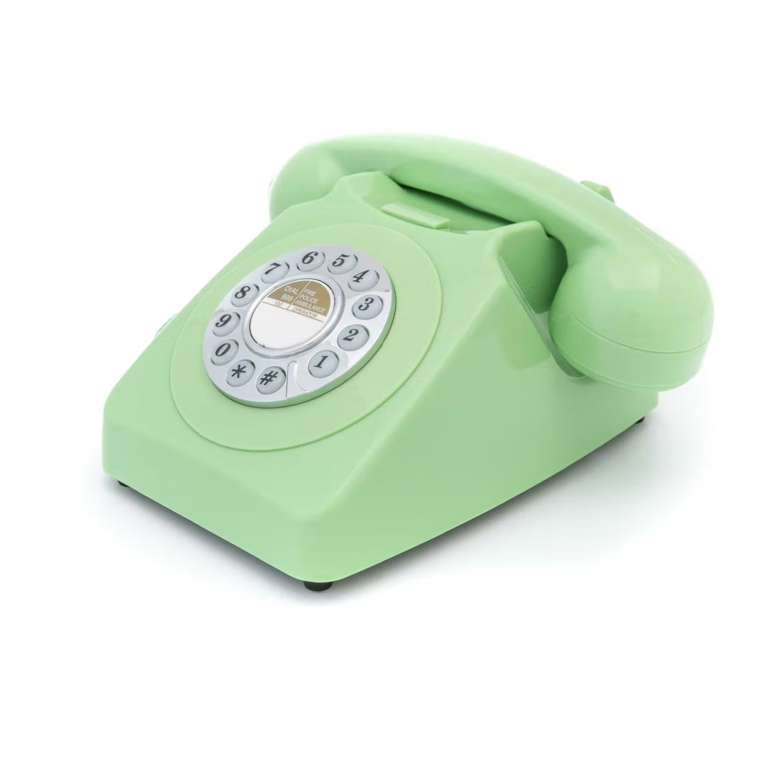GPO Push Button Telephone | Green