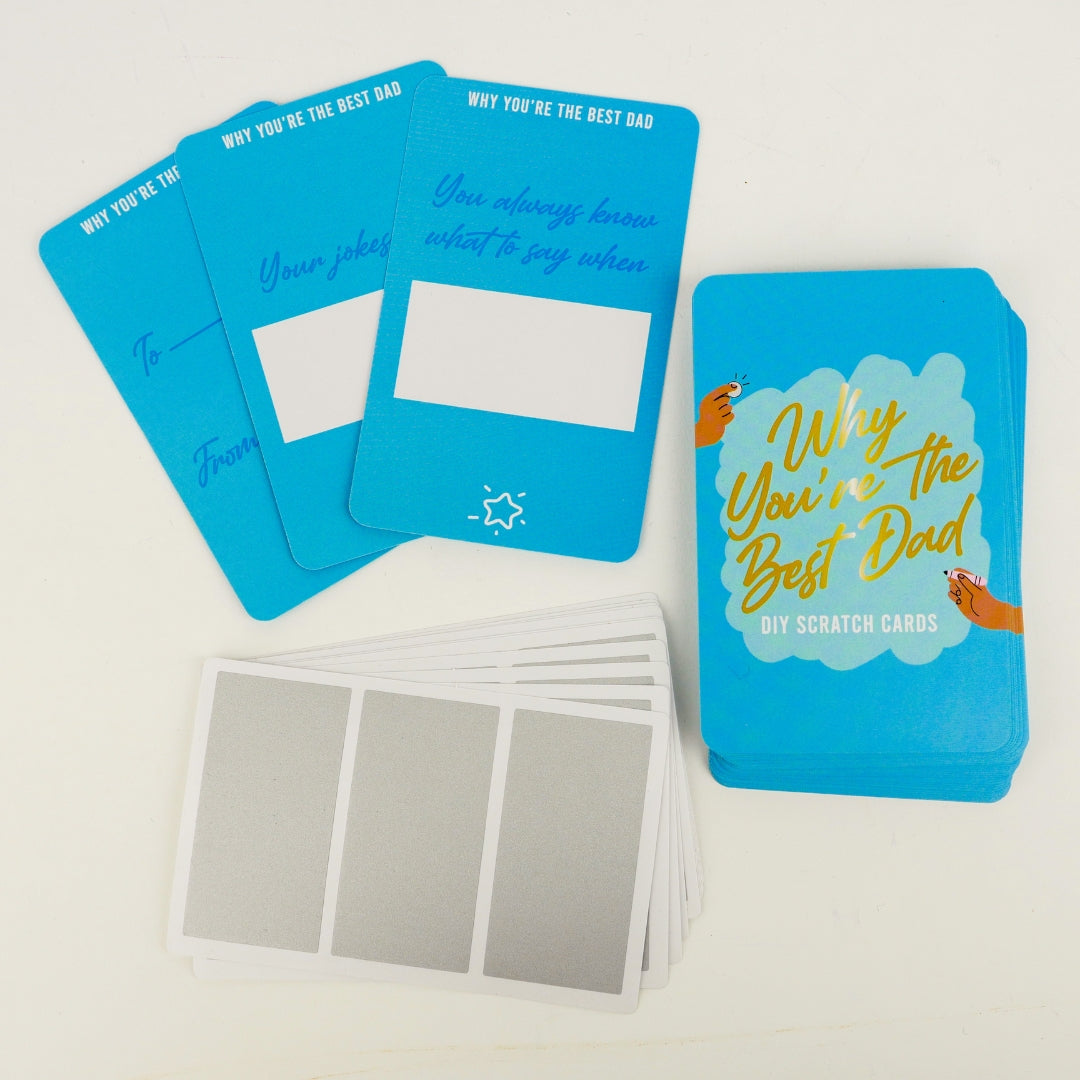 DIY Scratch Cards | Why You're The Best Dad