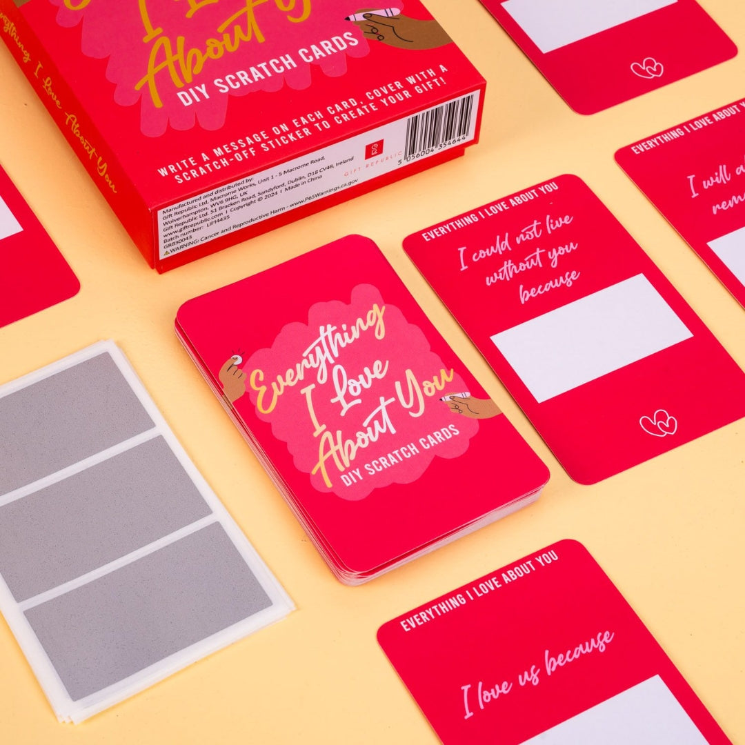 DIY Scratch Cards | Everything I Love About You