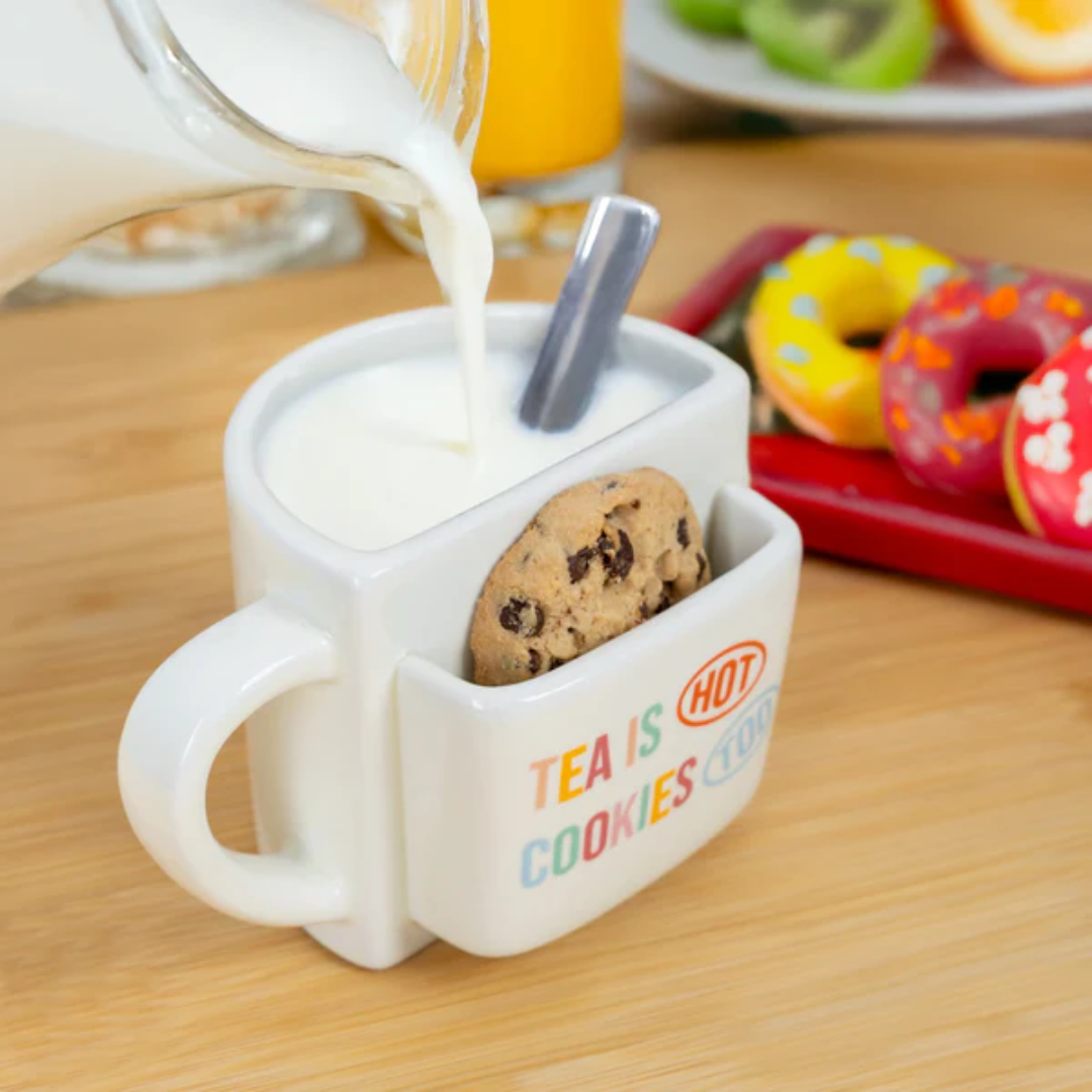 Pocket Mug | Tea Is Hot, Cookies Too
