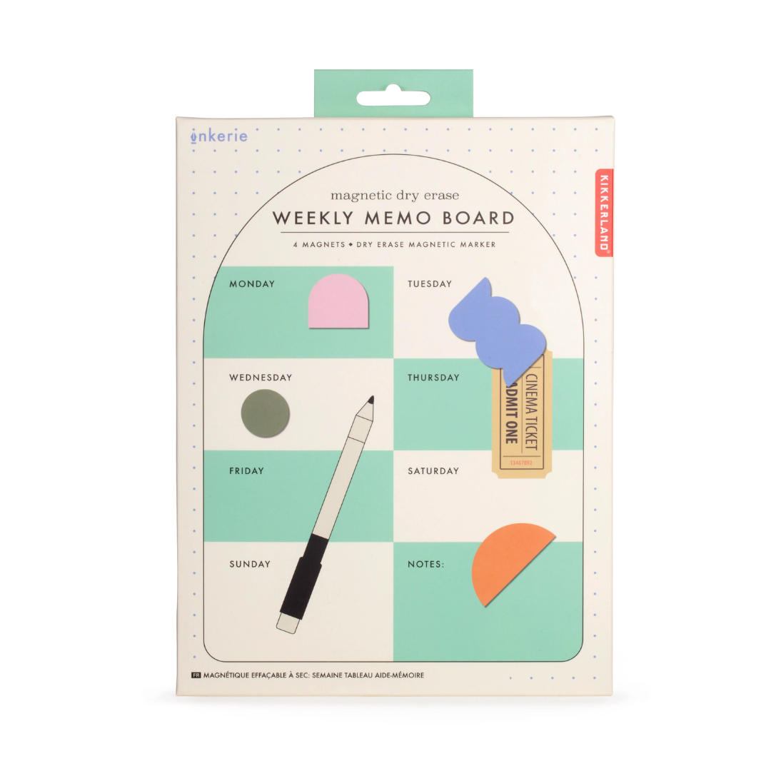 Magnetic Dry-Erase Memo Board | Green