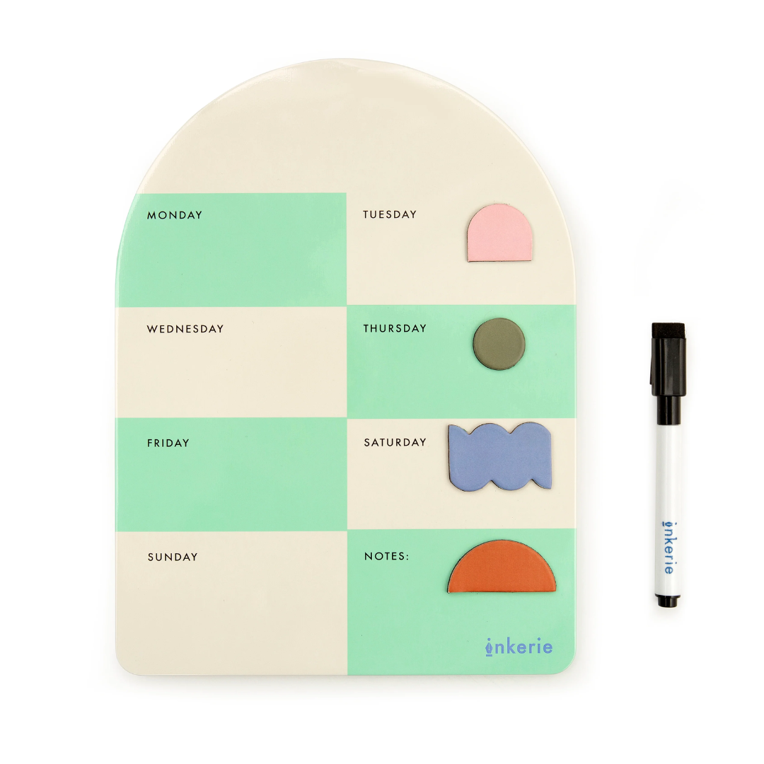 Magnetic Dry-Erase Memo Board | Green