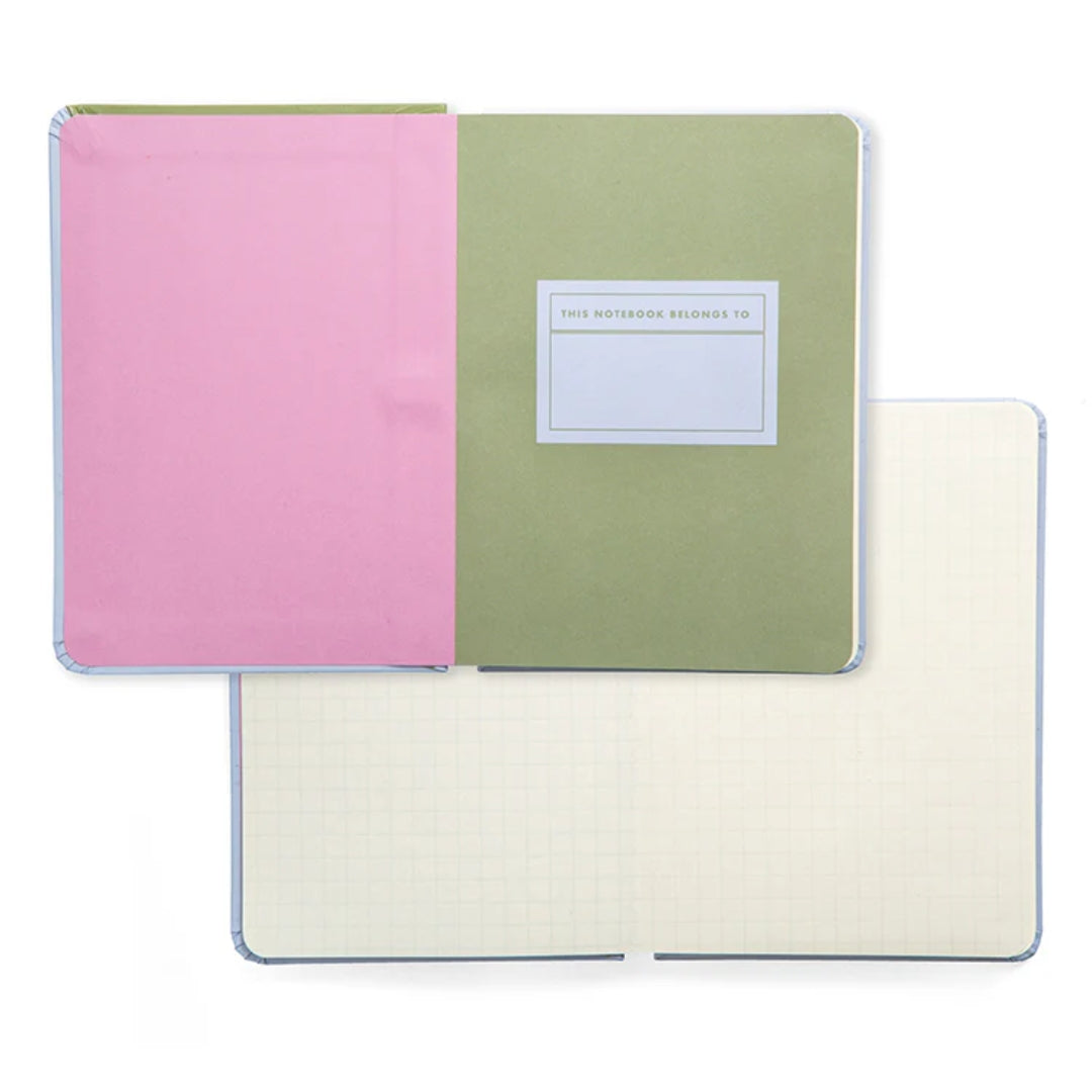 Inkerie Lined Mini Notebook & Pen | Green