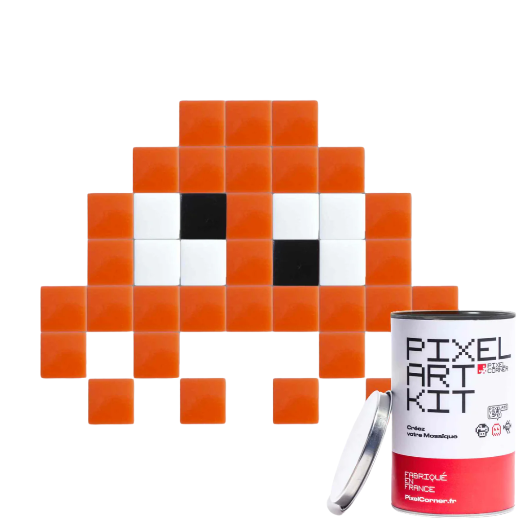 Pixel Art Kit | Little Alien Orange