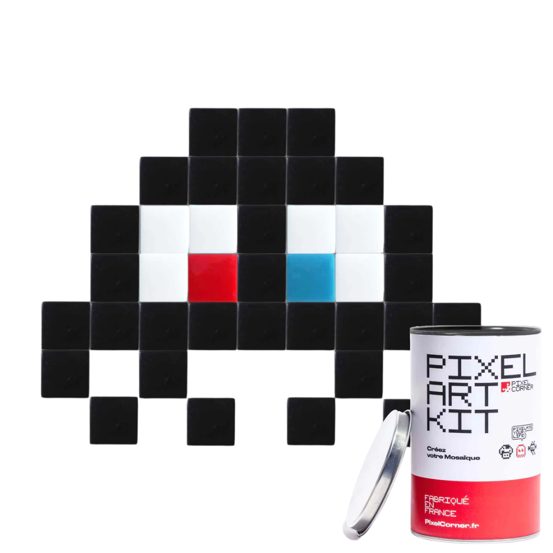 Pixel Art Kit | Little Alien Black