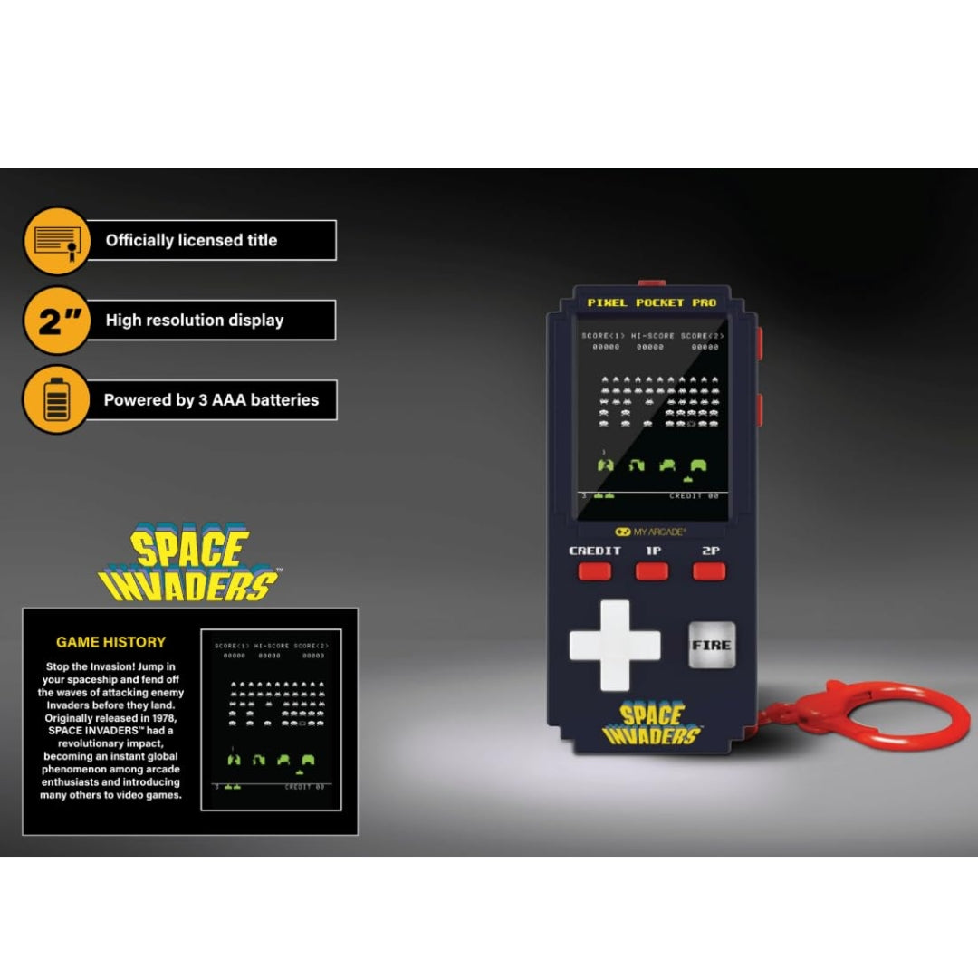 My Arcade Space Invaders Pixel Pocket Pro