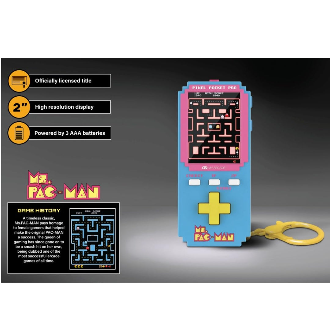 My Arcade Ms. Pac-Man Pixel Pocket Pro