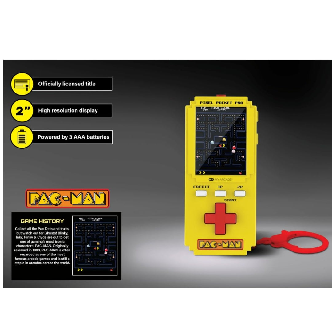 My Arcade Pac-Man Pixel Pocket Pro