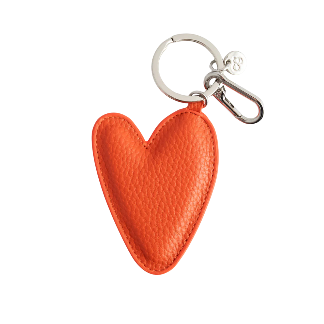 Heart Bag Charm | Red