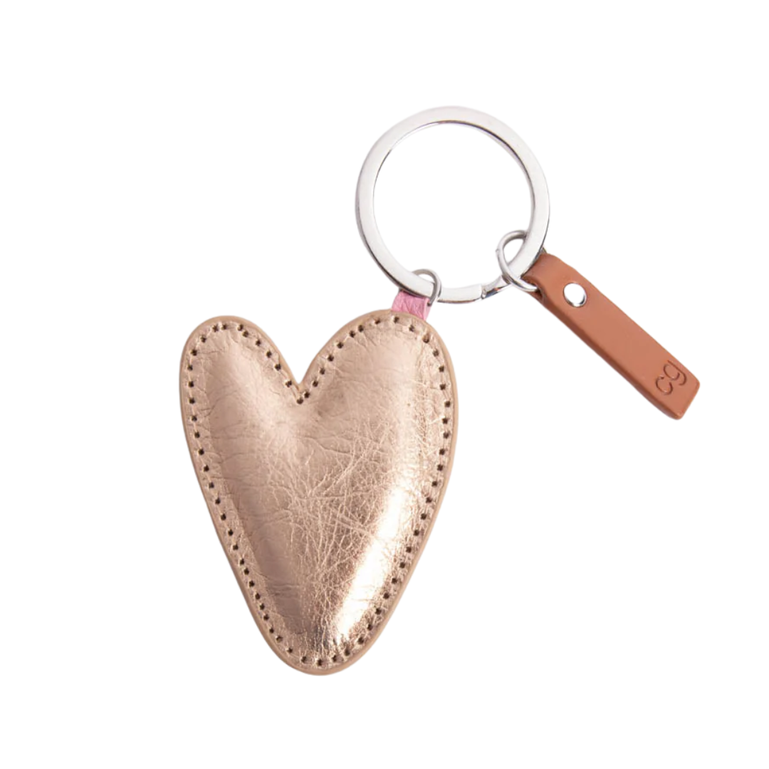 Heart Bag Charm | Rose Gold