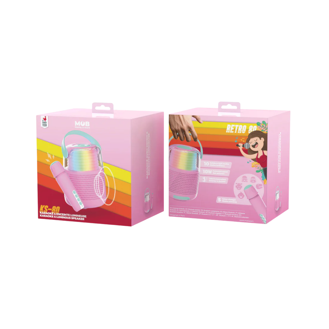 KS-80 Speaker & Karaoke | Pink