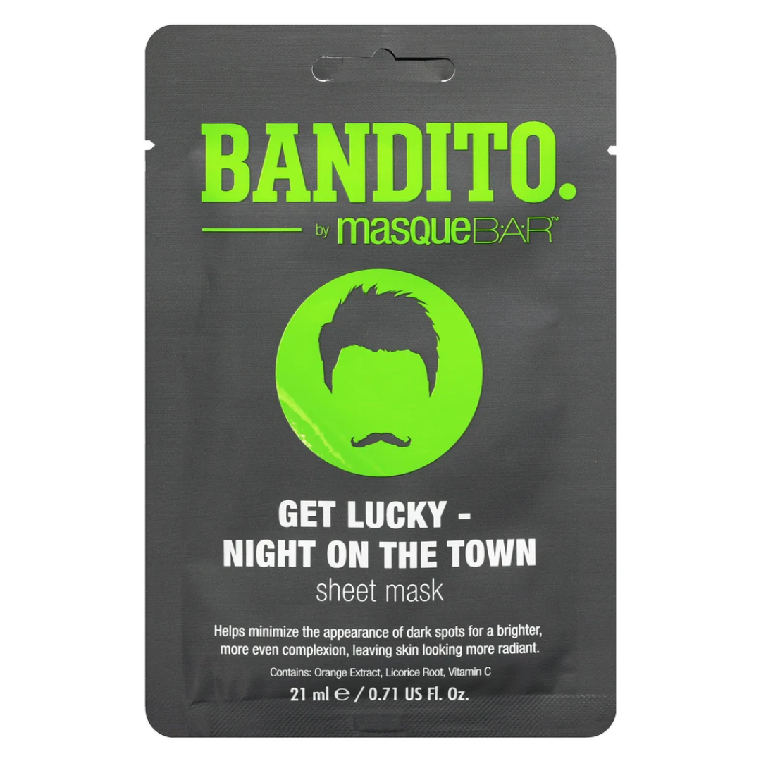 Bandito Night on the Town Sheet Mask for Men