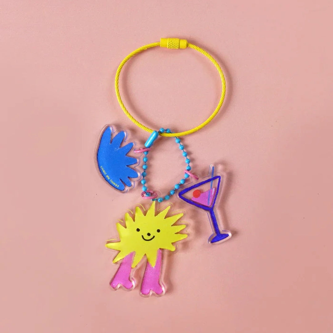 Pastel Friends Keychain | Going Out