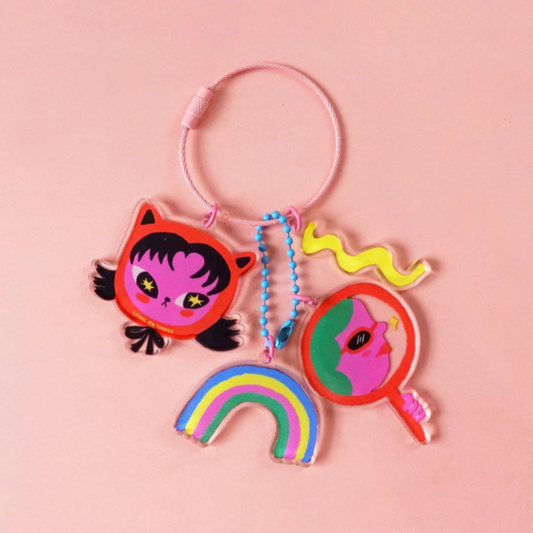 Pastel Friends Keychain | Vixen Mix