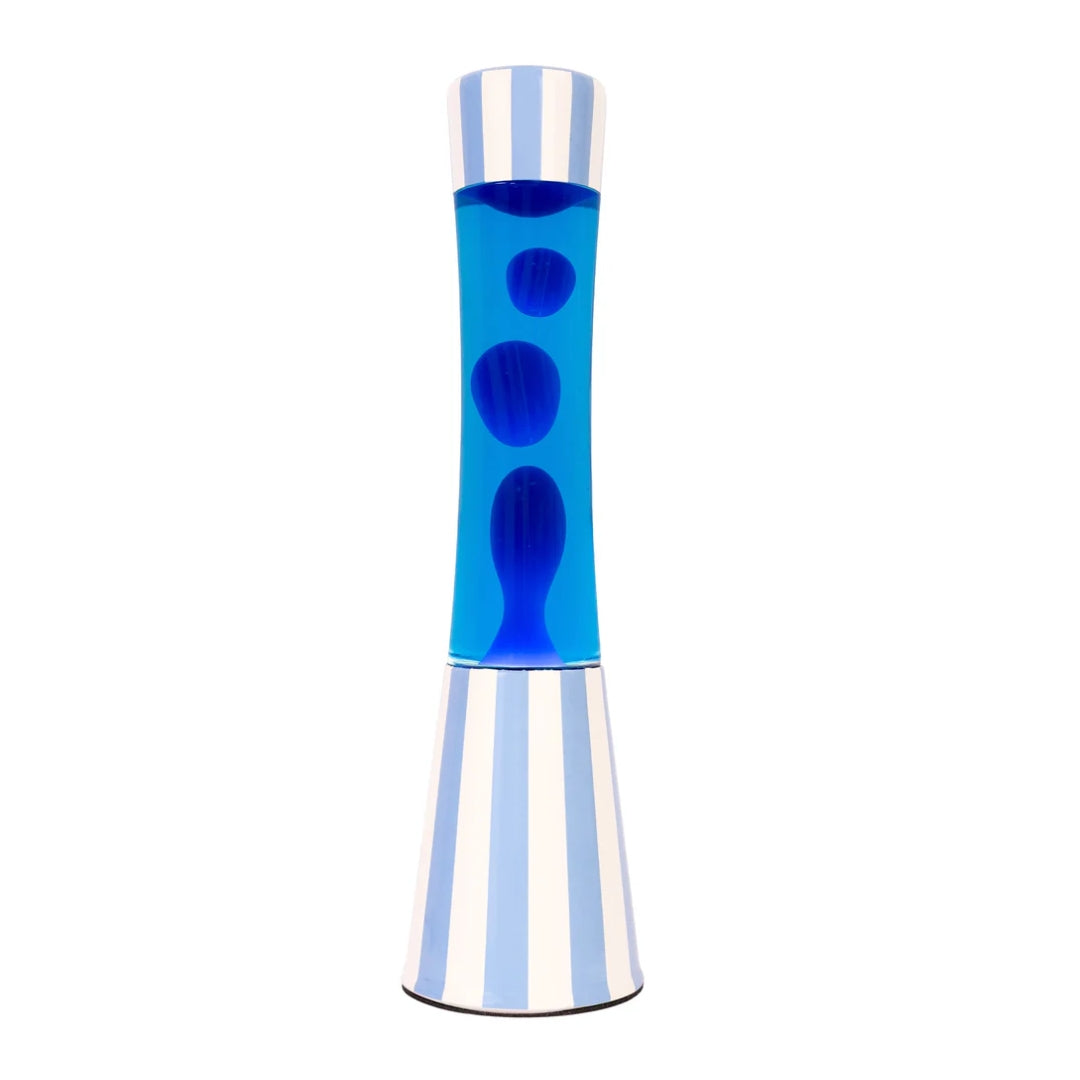 Lava Lamp | Blue Stripes