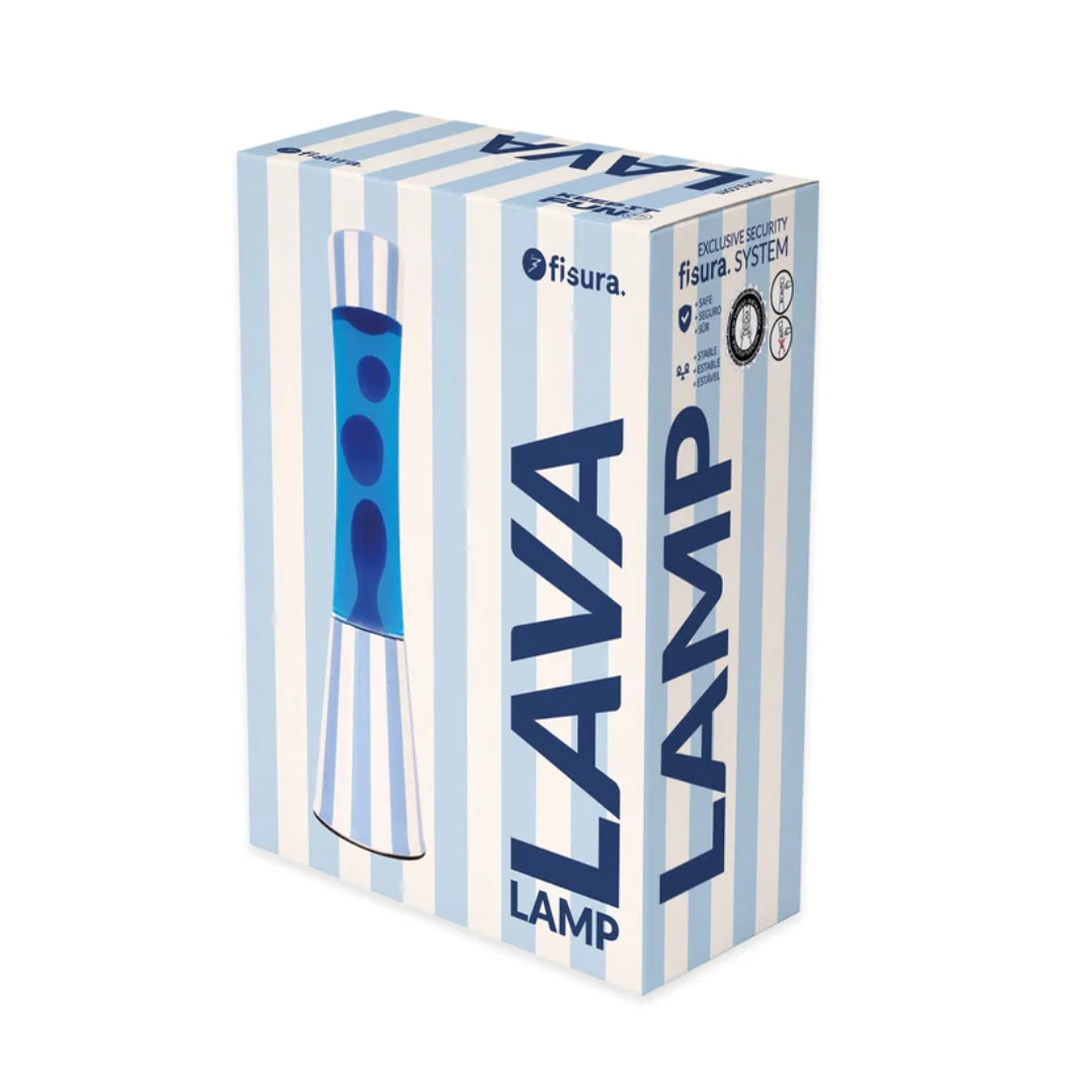 Lava Lamp | Blue Stripes