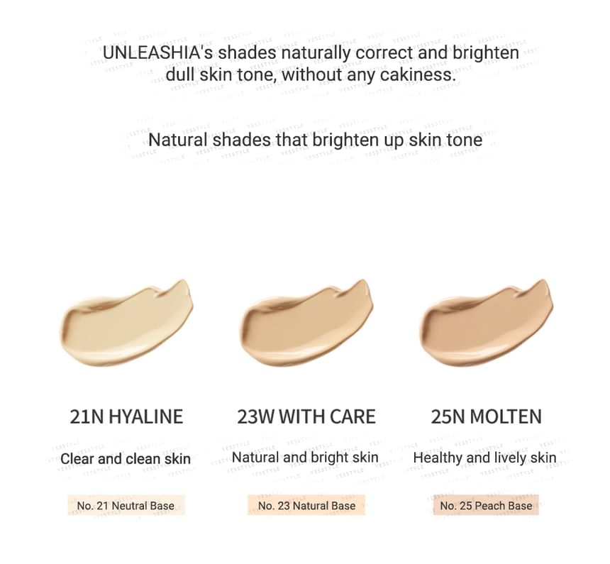 UNLEASHIA Babe Skin Baby Blue Cushion | 17C