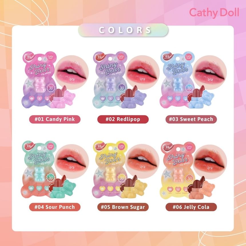 Cathy Doll Shiny Bear Lip Moist | Jelly Cola