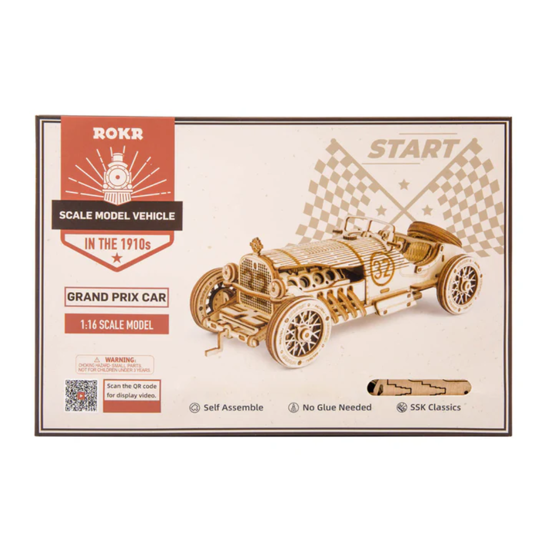 Wooden 3D Puzzle | Grand Prix Car
