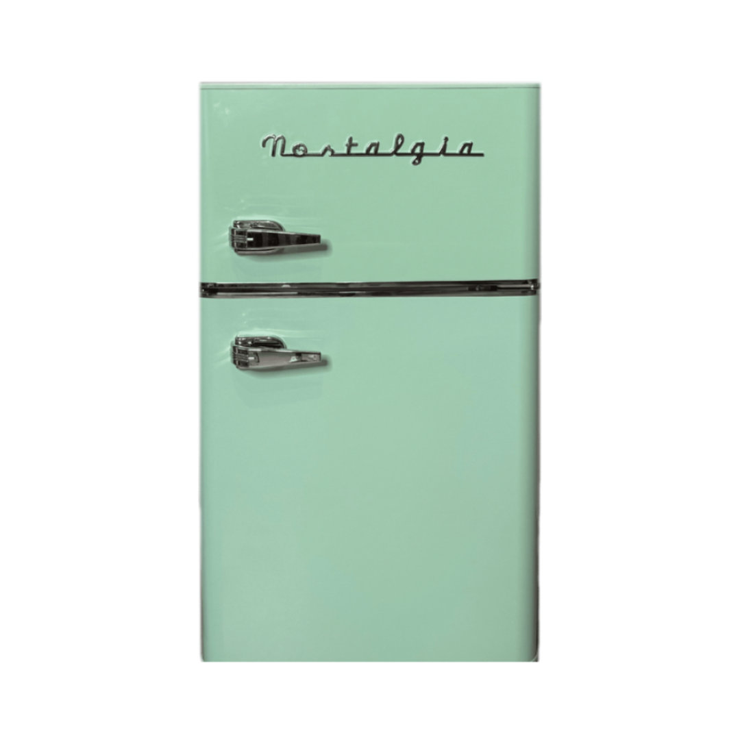 Nostalgia Mini Fridge-Freezer | Tiffany Blue
