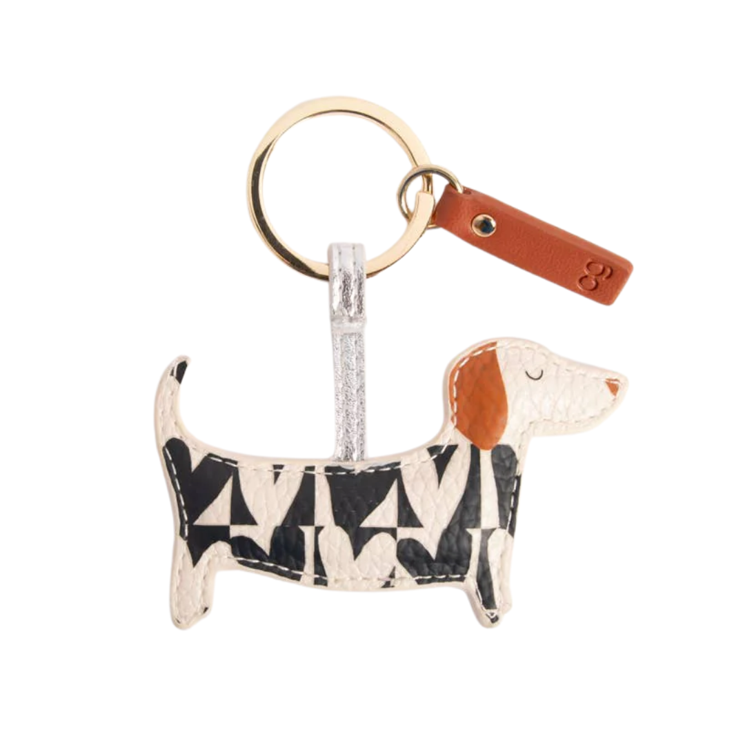 Checkmate Hearts Sausage Dog Keyring