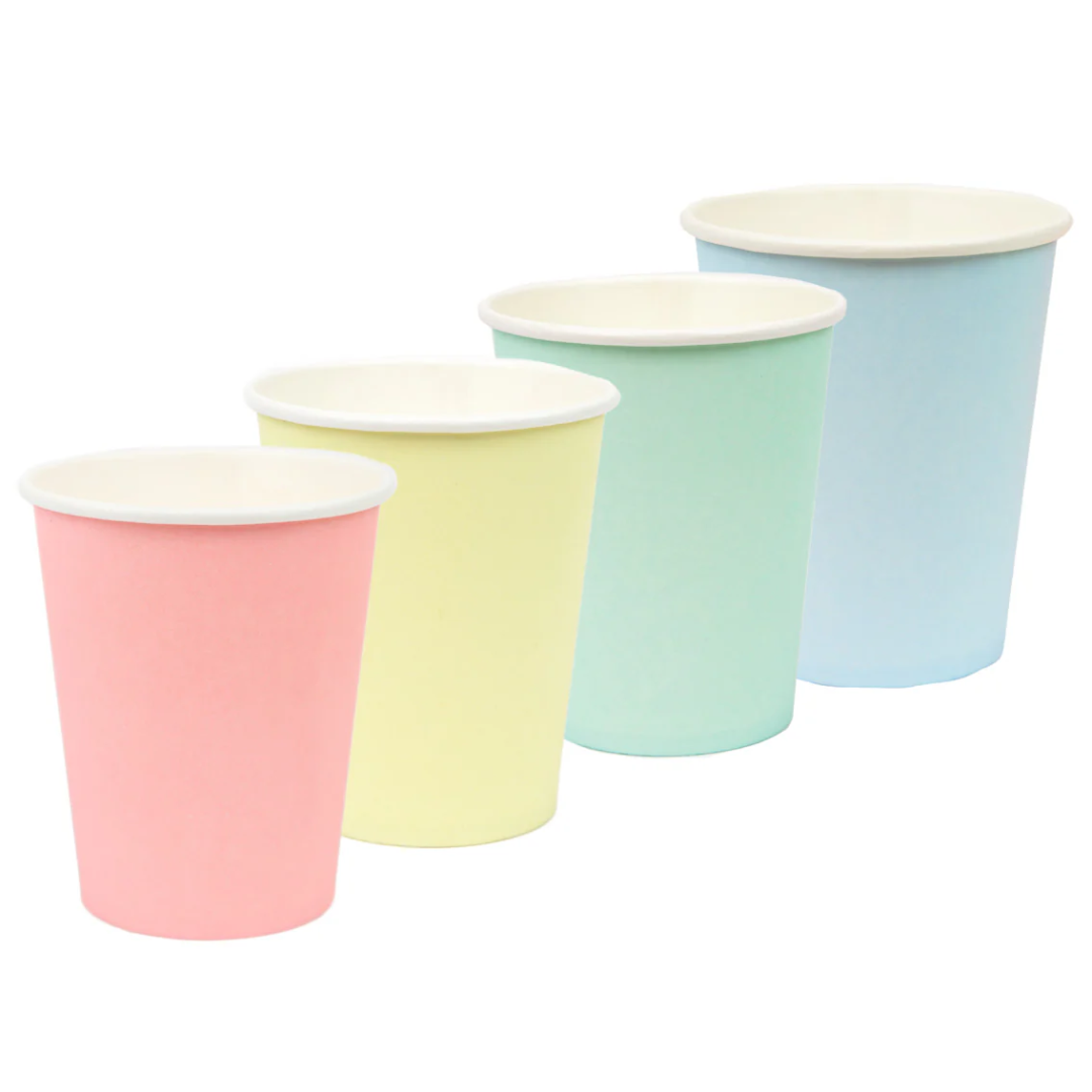 Pastel Paper Cups Pack of 8