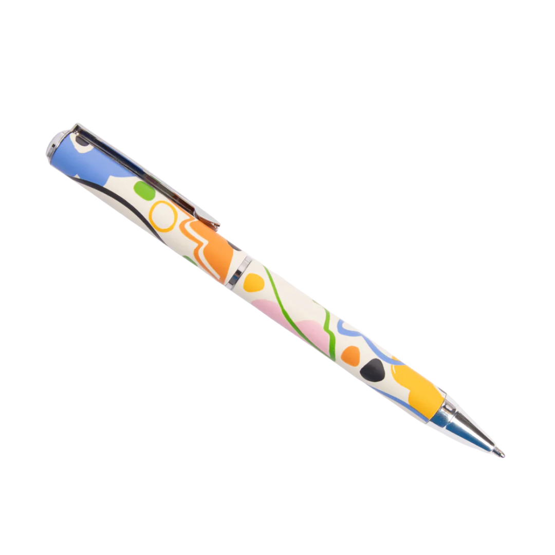 Abstract Botanical Boxed Pen