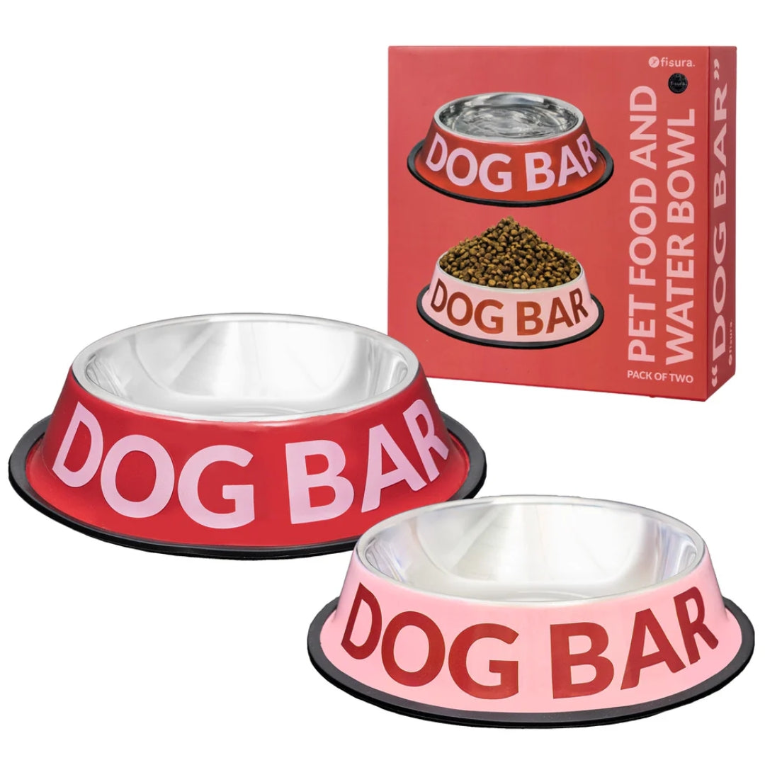 Pet Food & Water Bowl | Dog Bar