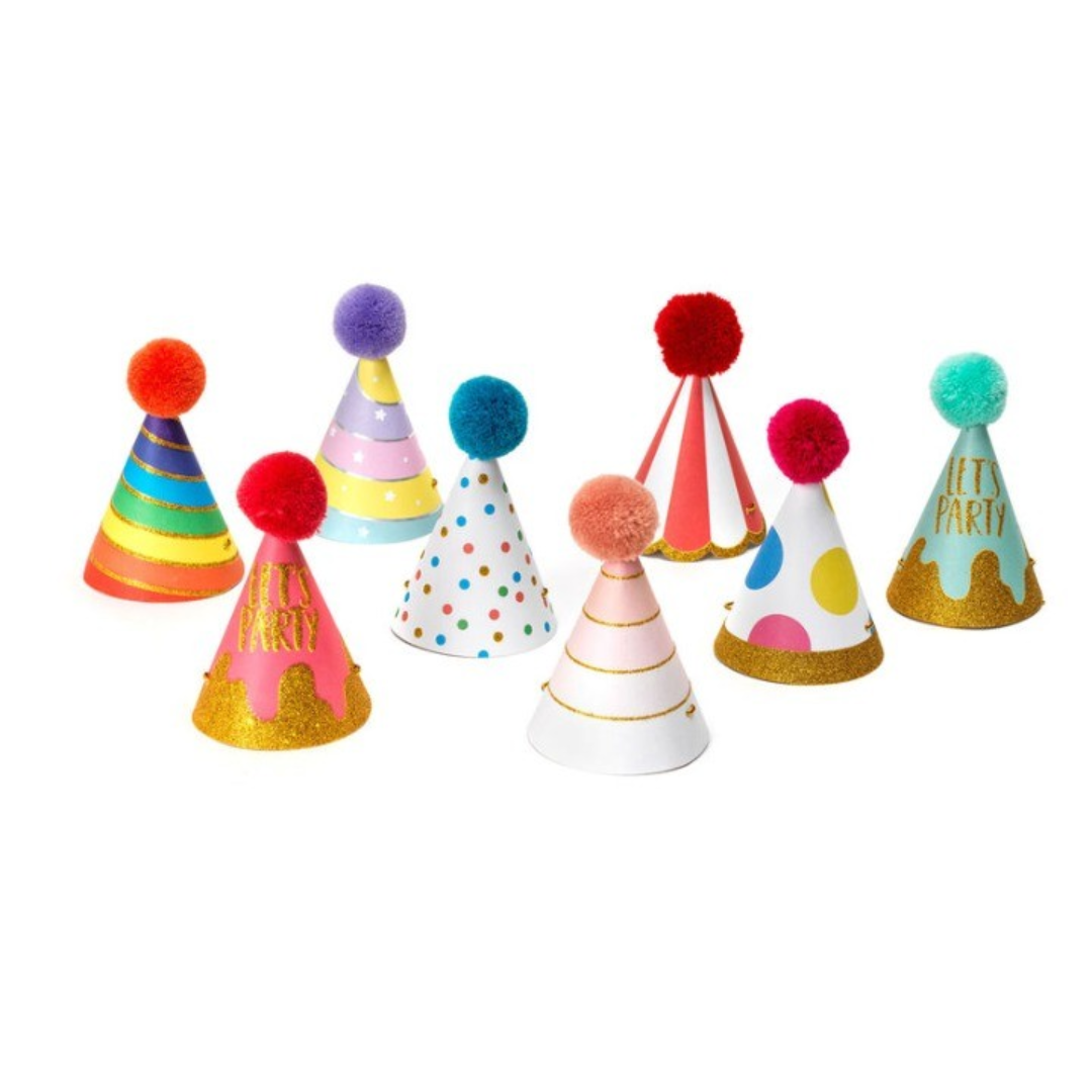 Legami Mini Party Hats Set of 8