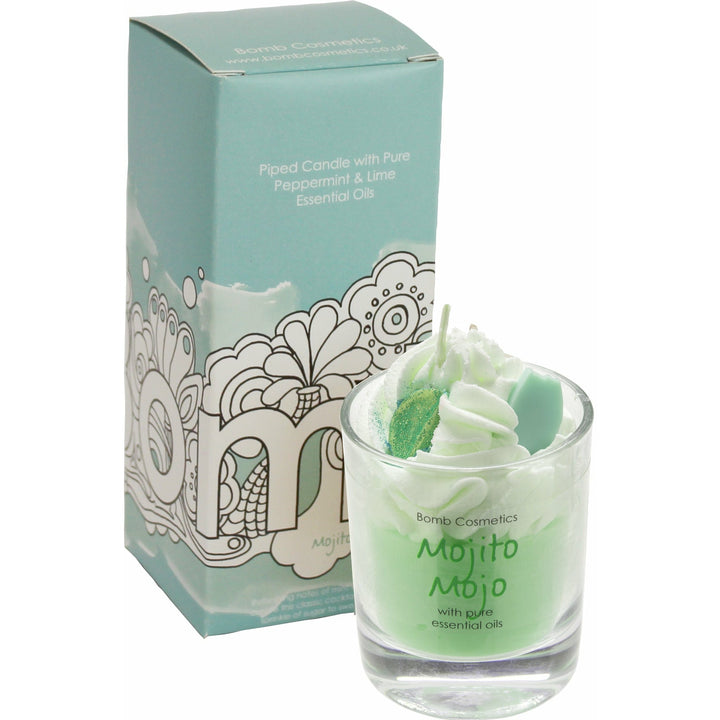 Piped Candle Case | Mojito Mojo