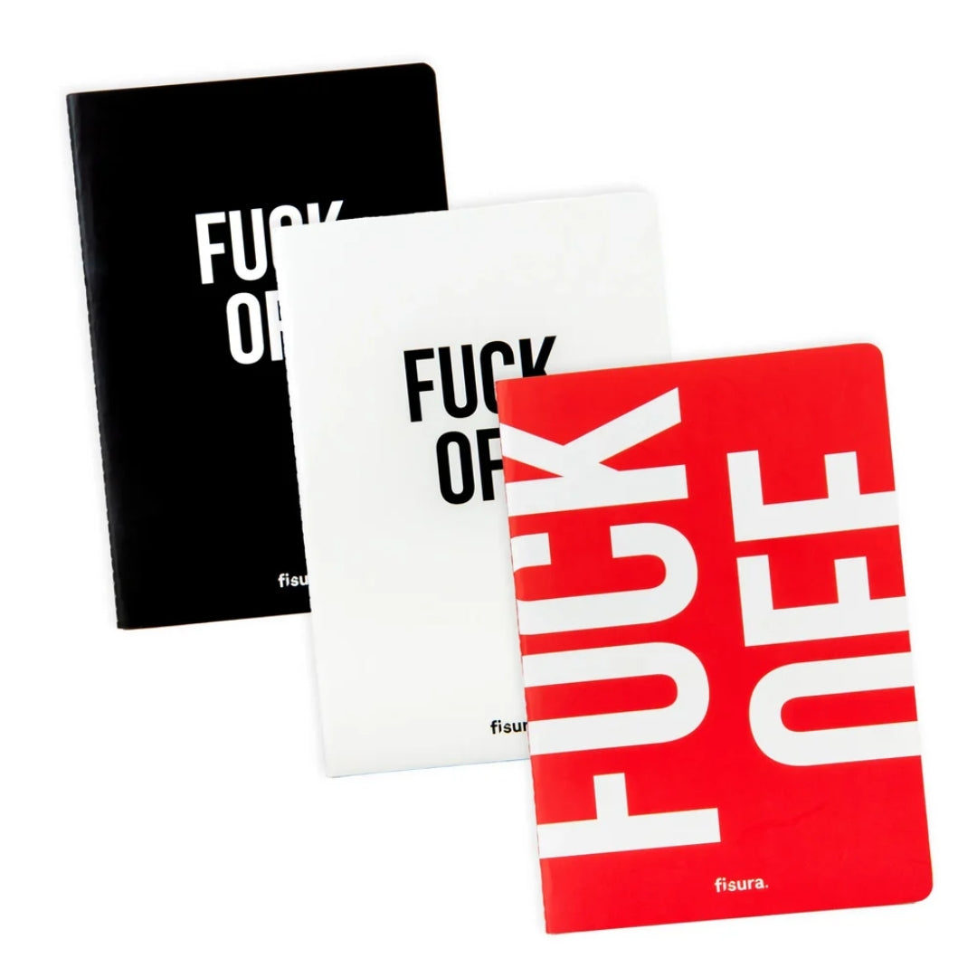 A5 Notebook Pack of 3 | F*ck Off