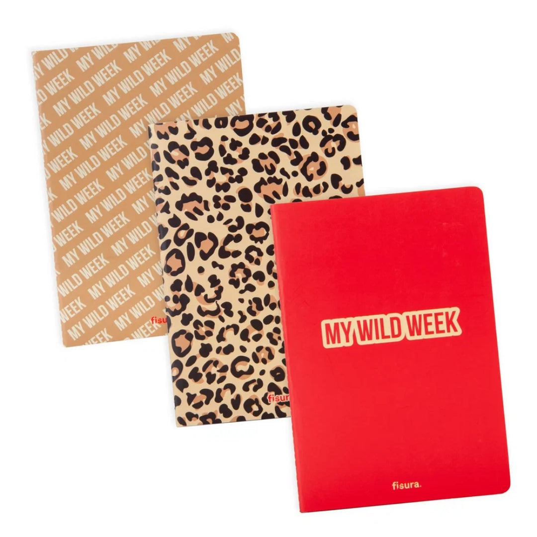 A5 Notebook Pack of 3 | My Wild Week
