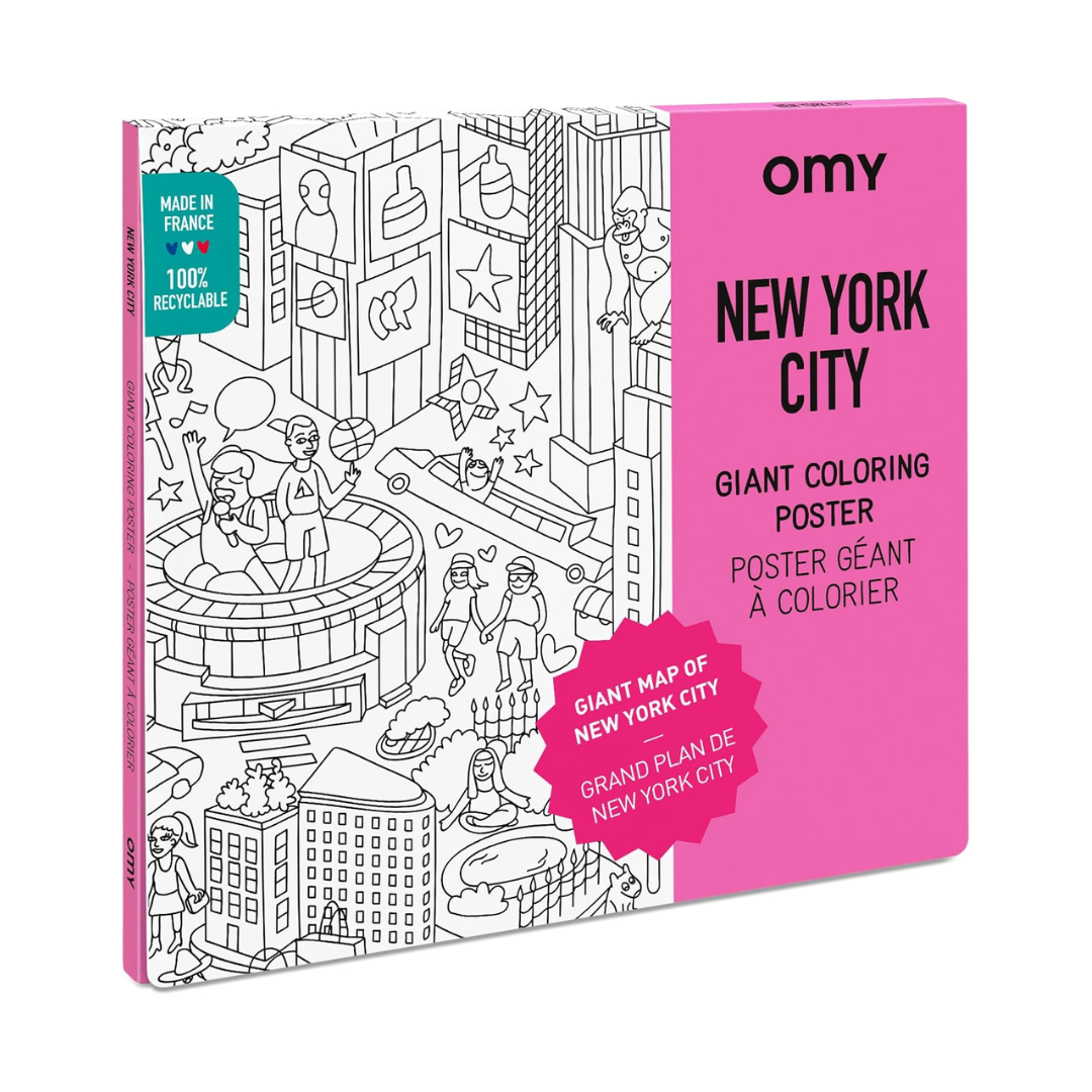 OMY Giant Coloring Poster | New York