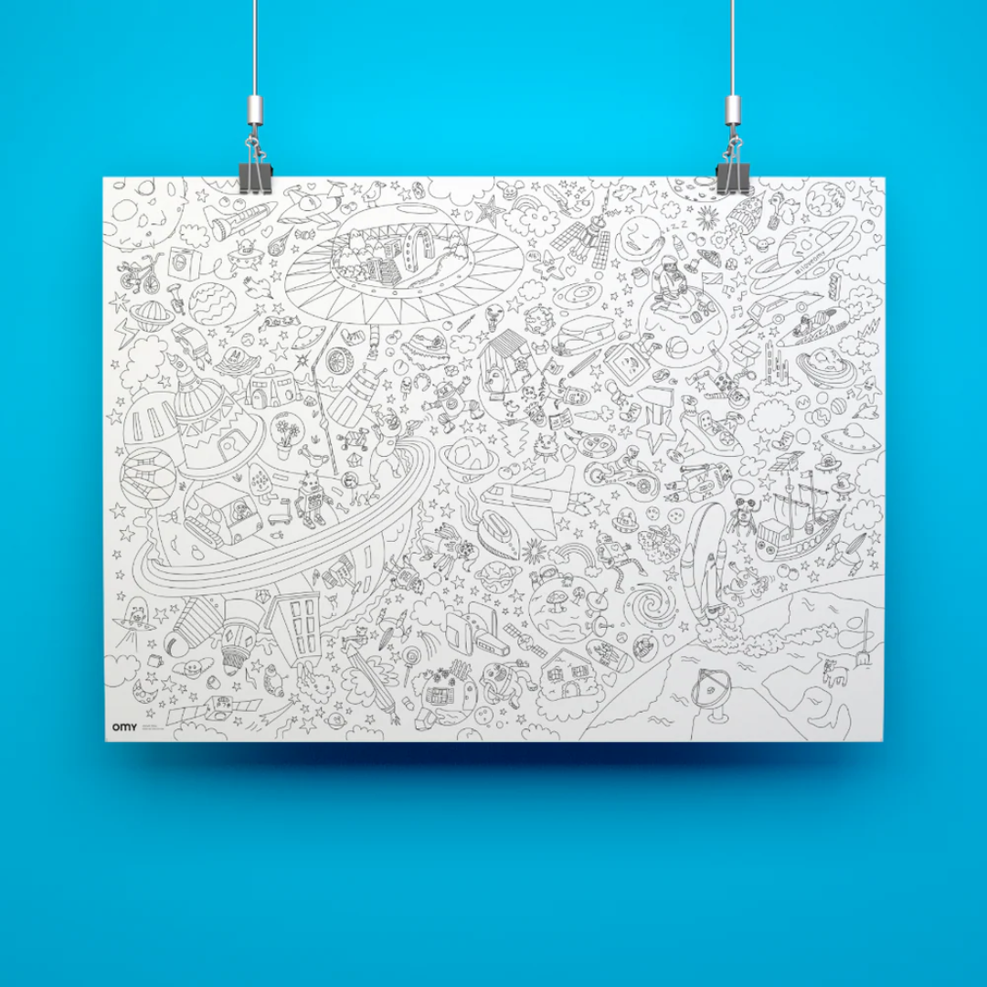 OMY Giant Coloring Poster | Cosmos