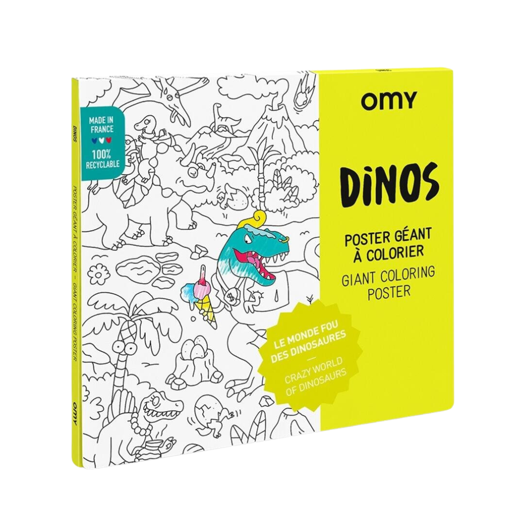 OMY Giant Coloring Poster | Dino