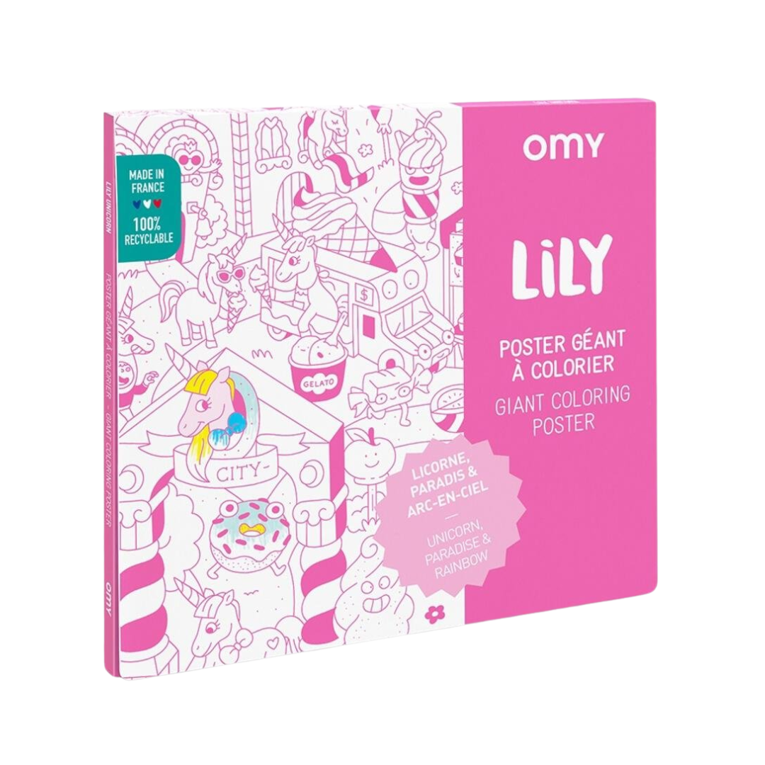 OMY Giant Coloring Poster | Lily