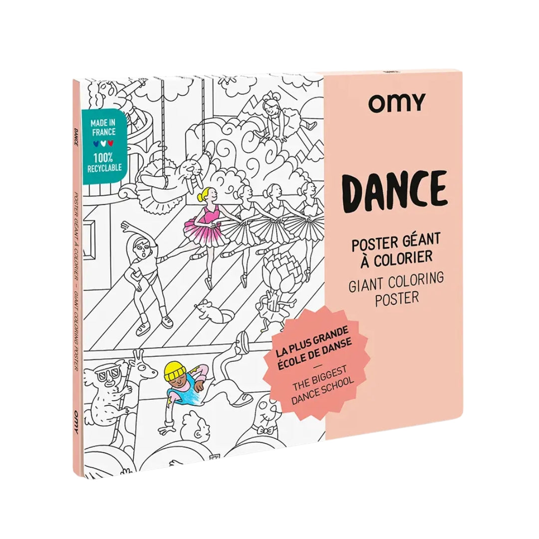 OMY Giant Coloring Poster | Dance