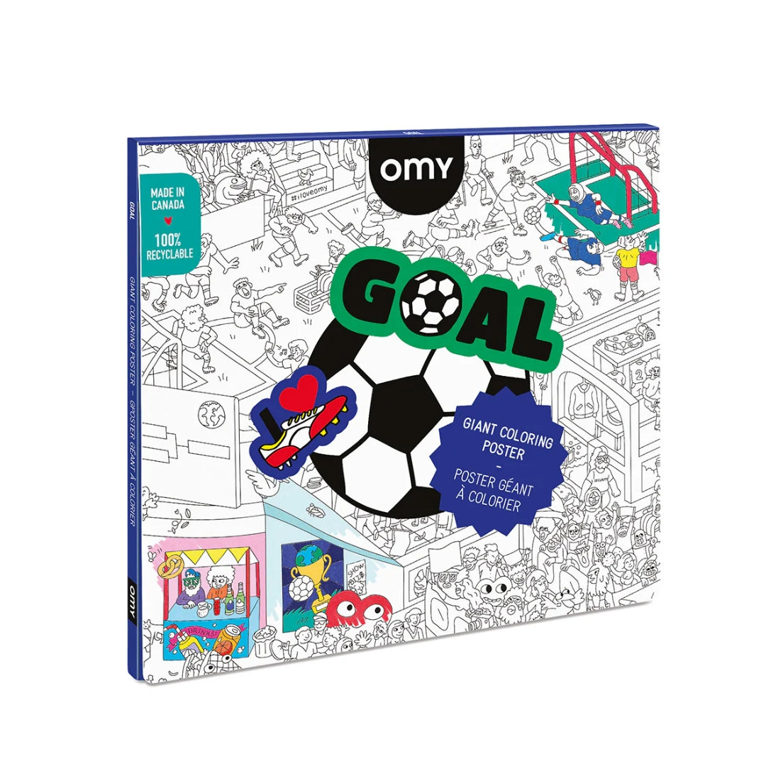 OMY Giant Coloring Poster | Football 2026