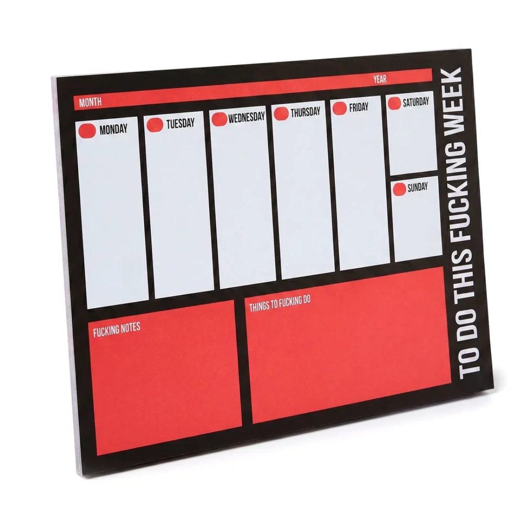 A4 Planner | To Do This F*cking Week