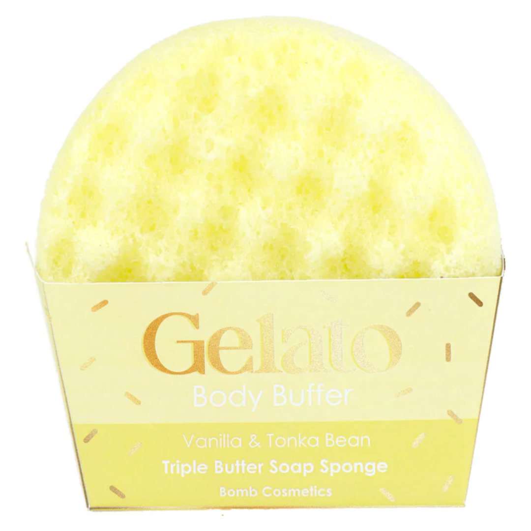 Gelato Body Buffer Sponge | Vanilla & Tonka
