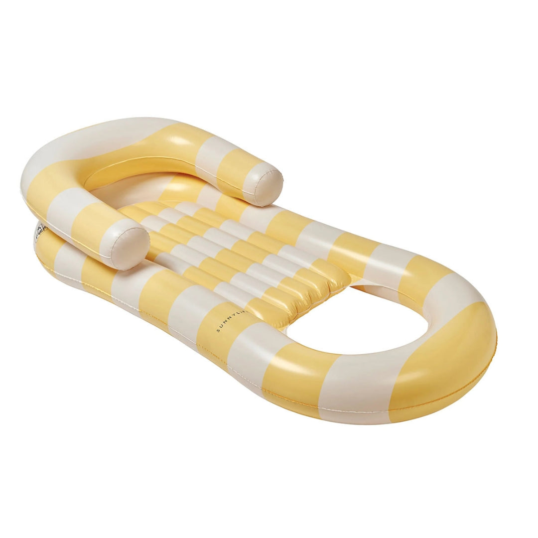 SunnyLife Laze & Lounge Float | Yellow