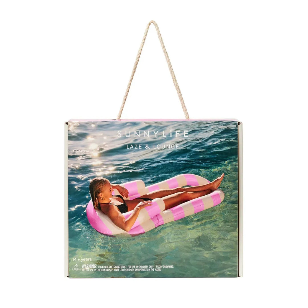SunnyLife Laze & Lounge Float | Magenta