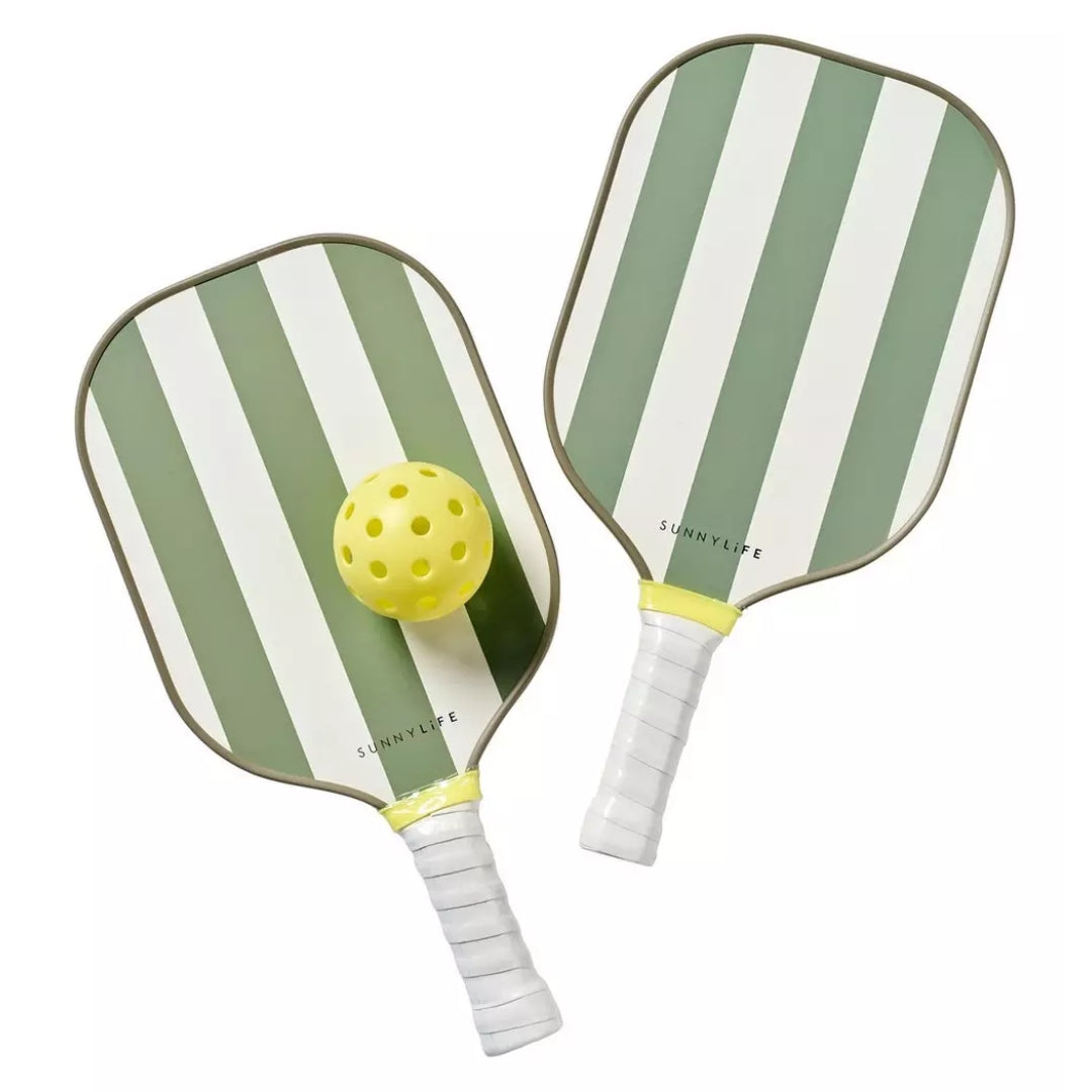 Sunnylife Pickleball Set | Seagrass Sage