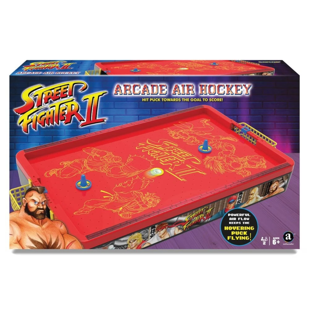 Street Fighter Mini Arcade Air Hockey